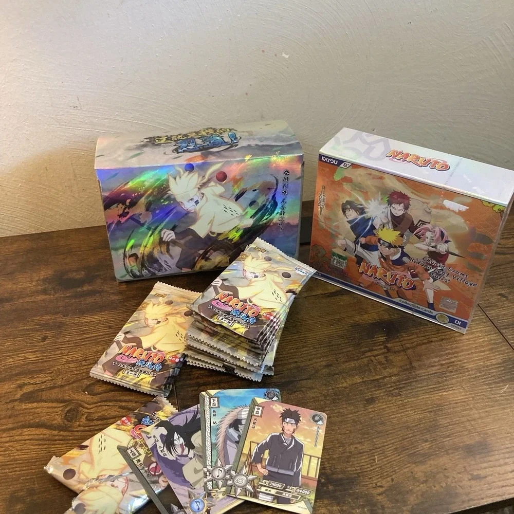 Naruto Cards 2 Boxes Kayou 5Yuan (Open Box)‎ + Smitri Earth Scroll